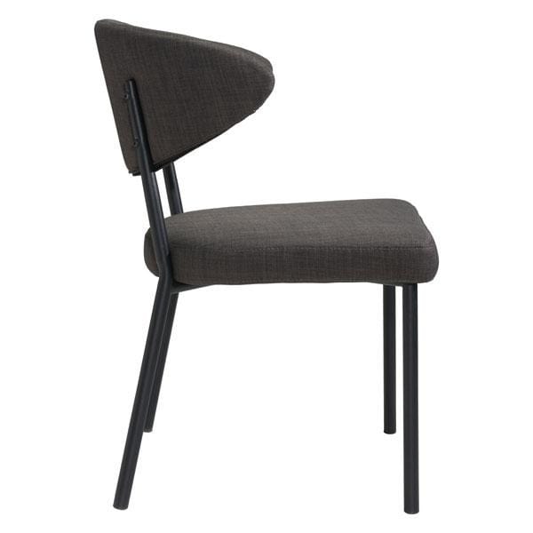 Chairs Dining Room Chairs - 22" X 23.2" X 31.9" Black Poly Dining Chair HomeRoots