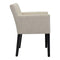 Chairs Dining Room Chairs - 25.2" X 23.6" X 31.5" Beige Linen Dining Chair HomeRoots