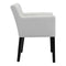 Chairs Dining Room Chairs - 25.2" X 23.6" X 31.5" White Leatherette Dining Chair HomeRoots