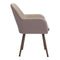 Chairs Dining Room Chairs - 25.5" X 26.5" X 34.5" Taupe Sunroof Fabric Dining Chair HomeRoots