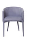 Chairs Dining Room Chairs - 28" Grey Fabric and Metal Dining Chair HomeRoots