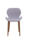 Chairs Dining Room Chairs - 29" Grey Fabric and Metal Dining Chair HomeRoots
