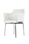 Chairs Dining Room Chairs - 32" White Leatherette and Steel Dining Chair HomeRoots