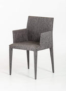 Chairs Dining Room Chairs - 33" Grey Fabric and Metal Dining Chair HomeRoots