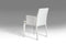 Chairs Dining Room Chairs - 34" White Leatherette and Metal Dining Chair HomeRoots