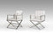Chairs Dining Room Chairs - 35" White Leatherette and Stainless Steel Dining Chair HomeRoots