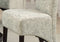 Chairs Dining Room Chairs - 46" x 38" x 81" Beige, Cappuccino, Foam, Particle Board, Solid Wood, Linen - Dining Chairs 2pcs HomeRoots