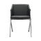 Chairs Dining Room Chairs - Two 29" Grey Leatherette and Steel Dining Chairs HomeRoots