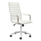 Chairs Ergonomic Office Chair - 21.7" X 25.6" X 44.3" White Office Chair HomeRoots