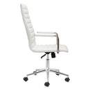 Chairs Ergonomic Office Chair - 21.7" X 25.6" X 44.3" White Office Chair HomeRoots