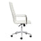 Chairs Ergonomic Office Chair - 21.7" X 25.6" X 44.3" White Office Chair HomeRoots