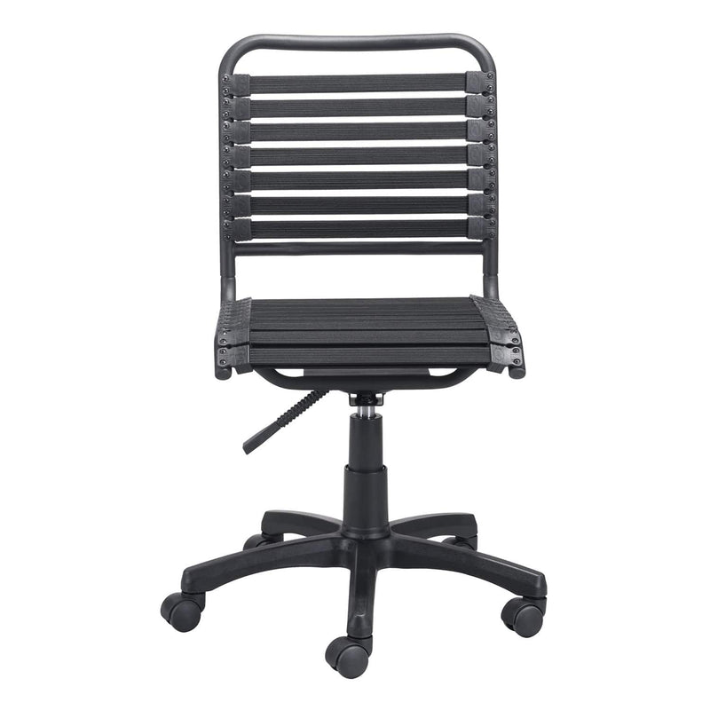 Chairs Ergonomic Office Chair - 22.8" X 22.8" Black Rubber Core Cord Office Chair HomeRoots