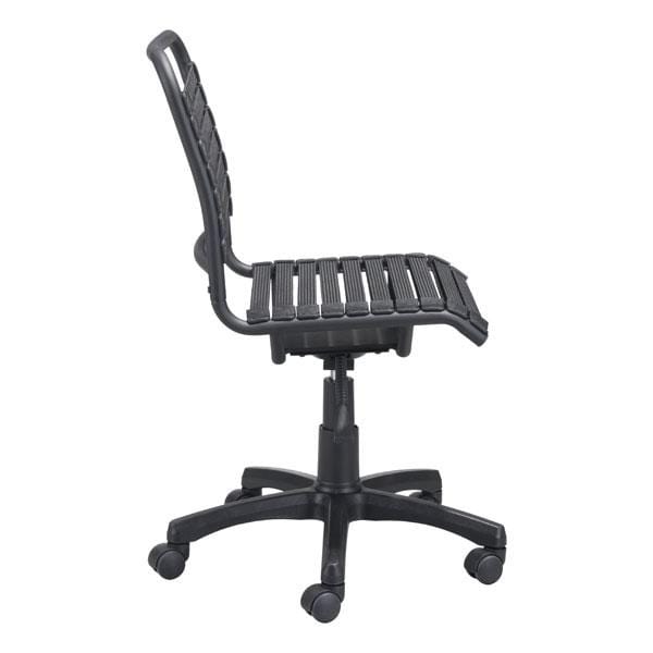 Chairs Ergonomic Office Chair - 22.8" X 22.8" Black Rubber Core Cord Office Chair HomeRoots