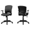 Chairs Ergonomic Office Chair - 23.75" x 24.5" x 74.75" Black, Foam, Metal, Nylon - Office Chair HomeRoots