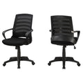 Chairs Ergonomic Office Chair - 24'.25" x 24" x 37'.75" Black, Foam, Metal, Nylon, - Multi Position Office Chair HomeRoots