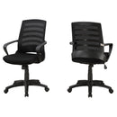 Chairs Ergonomic Office Chair - 24'.25" x 24" x 37'.75" Black, Foam, Metal, Nylon, - Multi Position Office Chair HomeRoots