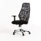 Chairs Ergonomic Office Chair - 48" Black Plastic and Steel Office Chair HomeRoots