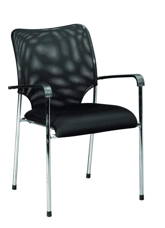 Chairs Ergonomic Office Chair - Five 33" Black Mesh and Steel Office Chairs HomeRoots