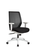 Chairs Ergonomic Office Chair - Modern Black & White Office Chair HomeRoots