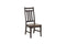 Chairs Floor Chair - 19" X 23.625" X 41.5" Two-Tone Hardwood Side Chair HomeRoots