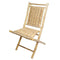 Chairs Folding Chairs - 20" X 15" X 36" Natural Bamboo Folding Chairs with an Open Link Hyacinth Weave HomeRoots
