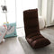 Chairs Gaming Chair - Brown Modern Adjustable Fabric Gaming Chaise Lounge Chair HomeRoots