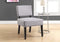 Chairs Grey Accent Chair - 31.5" Light Grey Polyester, Foam, and Solid Wood Accent Chair HomeRoots