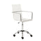 Chairs Home Office Chair - 20.52" X 22.01" X 39.49" Office Chair in Clear with Chromed Steel Base HomeRoots
