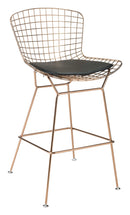 Chairs Leather Chair - 17" x 17" x 0.5" Black, Leatherette, Chair Cushion HomeRoots