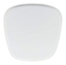Chairs Leather Chair - 17" x 17" x 0.5" White, Leatherette, Chair Cushion HomeRoots