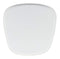 Chairs Leather Chair - 17" x 17" x 0.5" White, Leatherette, Chair Cushion HomeRoots