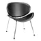 Chairs Leather Chair - 24" X 25" X 29" 2 Pcs Black Leatherette Chair HomeRoots