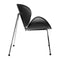 Chairs Leather Chair - 24" X 25" X 29" 2 Pcs Black Leatherette Chair HomeRoots