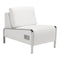 Chairs Leather Chair - 24" X 34" X 27" White Armless Chair HomeRoots