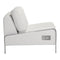 Chairs Leather Chair - 24" X 34" X 27" White Armless Chair HomeRoots