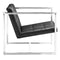 Chairs Leather Chair - 25" X 28.3" X 26.4" Black Leatherette Chair HomeRoots