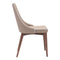 Chairs Leather Dining Chairs - 19.7" X 22.8" X 35.8" 2 Pcs Beige Leatherette Powder Coated Metal Dining Chair HomeRoots