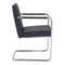 Chairs Leather Dining Chairs - 22" X 23" X 33.9" 2 Pcs Black Leatherette Chromed Steel Dining Chair HomeRoots