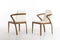 Chairs Leather Dining Chairs - 32" Walnut Wood and Cream Leatherette Dining Chair HomeRoots