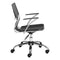 Chairs Leather Office Chair - 22" X 23" X 37" Black Leatherette Office Chair HomeRoots
