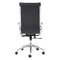 Chairs Leather Office Chair - 27.6" X 27.6" X 45.3" Black Leatherette Back Office Chair HomeRoots