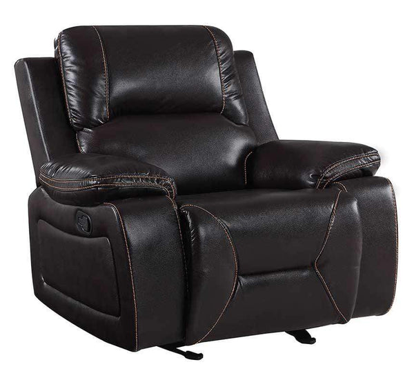 Chairs Leather Office Chair - 40" Classy Brown Leather Chair HomeRoots