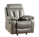 Chairs Leather Office Chair - 42" Sturdy Grey Leather Chair HomeRoots