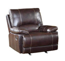 Chairs Leather Office Chair - 42" Stylish Brown Leather Chair HomeRoots