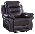 Chairs Leather Office Chair - 44" Comfortable Brown Leather Chair HomeRoots