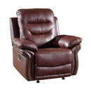 Chairs Leather Office Chair - 44" Comfortable Burgundy Leather Chair HomeRoots