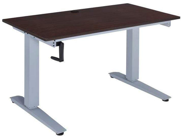 Chairs Lift Chairs - 47'.24" X 24" X 29-48" Espresso Paper Veneer Lift Desk HomeRoots