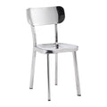Chairs Lounge Chair - 15.6" X 17.3" X 30.9" 2 Pcs Stainless Steel Chair HomeRoots