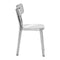 Chairs Lounge Chair - 15.6" X 17.3" X 30.9" 2 Pcs Stainless Steel Chair HomeRoots