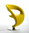 Chairs Lounge Chair Indoor - 32" Gold Fabric, Polyester, and Wool Lounge Chair HomeRoots